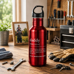 Papa Daddy Definition benutzerdefinierte Namen mod Edelstahlflasche