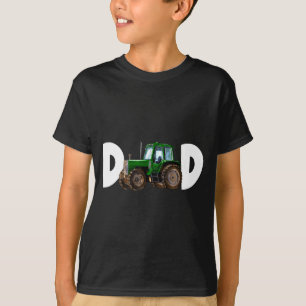 Papa Daddy des Geburtstagsjungen Kind Traktor Farm T-Shirt