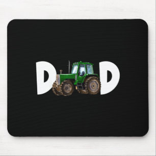 Papa Daddy des Geburtstagsjungen Kindes Traktor Ba Mousepad