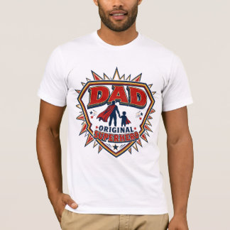 Papa Das Original Superhelden Vatertags-T-Shirt T-Shirt
