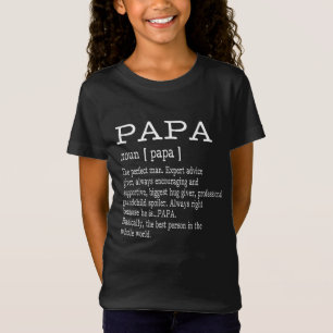 Papa Definition Großvater Vatertagsgeschenke - Män T-Shirt