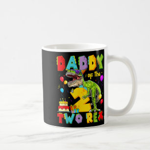 Papa der beiden Rex, 2. Geburtstagsjunge Dinosauri Kaffeetasse