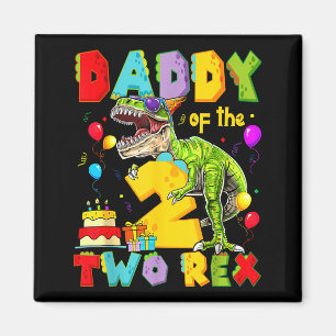 Papa der beiden Rex, der 2. Geburtstagsjunge Dinos Magnet