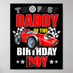 Papa der beiden schnellen 2. Geburtstagsjungen-Ren Poster