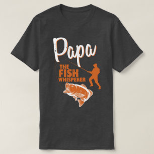 Papa Der Fisch flüstert Männer T - Shirt