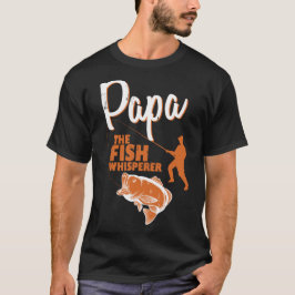 Papa Der Fisch flüstert Männer T - Shirt