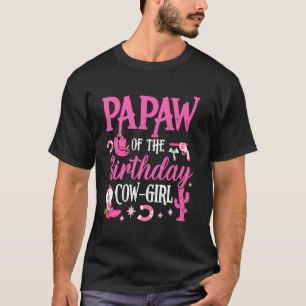 Papa der Geburtstags-Cowgirl-Rodeo-Party B-Day-Gi T-Shirt