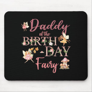 Papa der Geburtstagsfee erste Geburtstagsfamilie Mousepad
