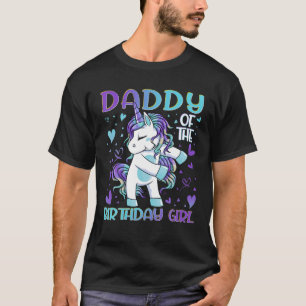Papa der Geburtstagskarte, die Unicorn Vater Da T-Shirt