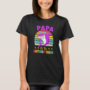 Papa der Hai-Geburtstagsfamilie, die Birthda T-Shirt