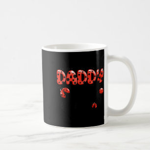 Papa der kleinen Lady Geburtstagsmädchen Marienkäf Kaffeetasse