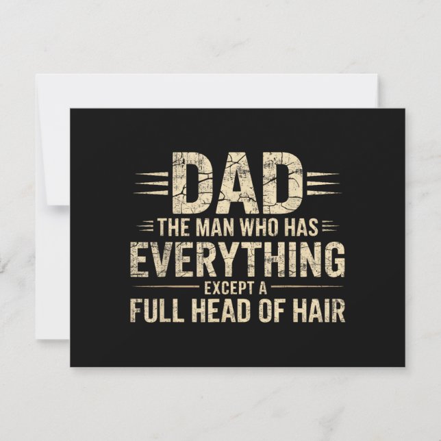 Papa, der Mann, der alles hat, außer einer vollen  (Vorderseite)