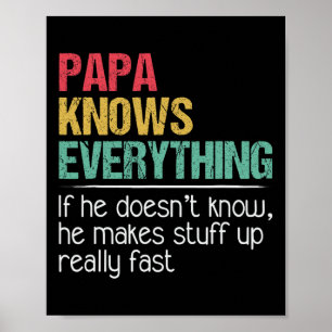 Papa Der Mann, der Mythos, der byde Einfluss, den  Poster