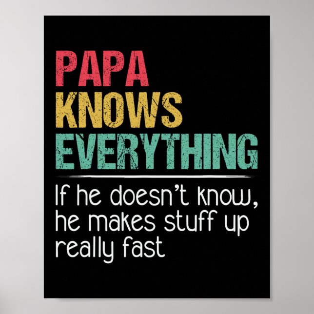 Papa Der Mann, der Mythos, der byde Einfluss, den  Poster (Vorne)