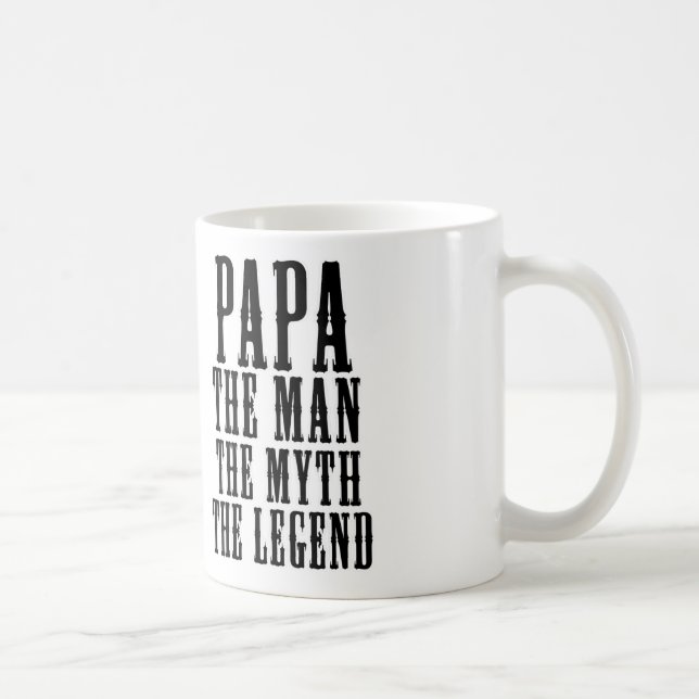 Papa der Mann, der Mythos der Legende Tasse (Rechts)