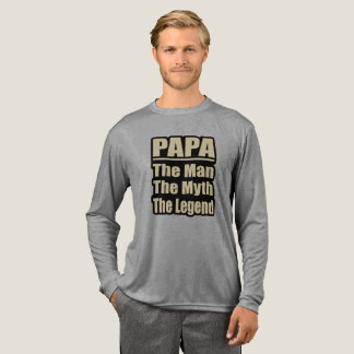 Papa der Mann der Mythos Der Legende Vatertag Tri-Blend Shirt