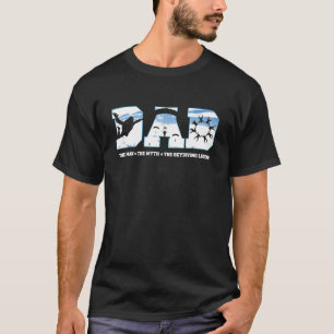 Papa Der Mann Der Mythos Die Fallschirmsprung-Lege T-Shirt