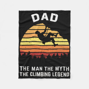 Papa Der Mann Der Mythos Die Kletterlegende Lustig Fleecedecke