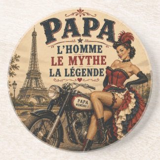 Papa – Der Mann, Der Mythos, Die Legende Getränkeuntersetzer