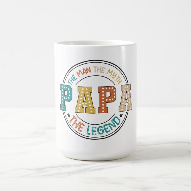 PAPA: Der Mann, der Mythos, die Legende Kaffeetasse (Mittel)