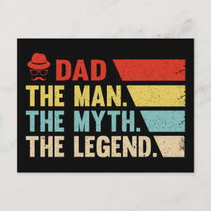 Papa. Der Mann, der Mythos, die Legende. Postkarte