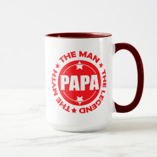 Papa. Der Mann. Der Mythos. Die Legende. Tasse