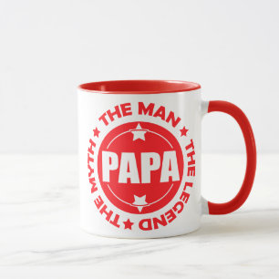 Papa. Der Mann. Der Mythos. Die Legende. Tasse