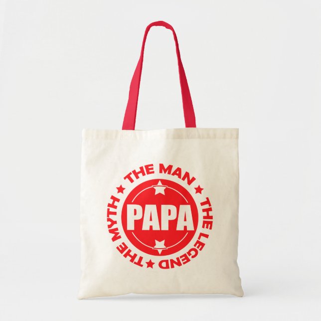 Papa. Der Mann. Der Mythos Die Legende. Tragetasche (Vorne)