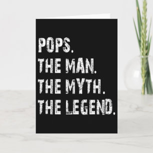 Papa Der Mann Der Mythos Die Legende Vatertagsgesc Karte