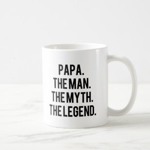 Papa der Mann der Mythos die lustige Tasse der