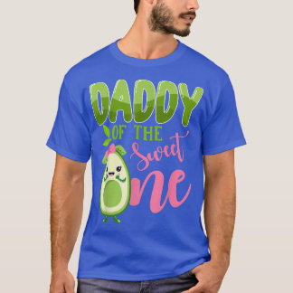 Papa der Süße 1 1. Geburtstag Avocado Girl F T-Shirt