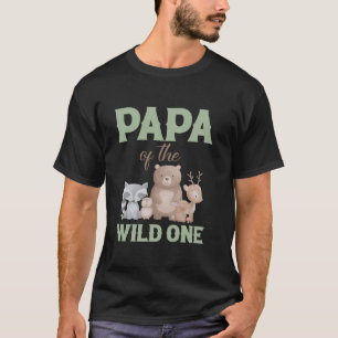 Papa der wilden Eingeborenen-Waldland T-Shirt