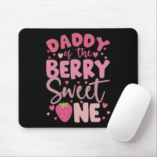 Papa des Berry Sweet eine Erdbeere Geburtstag Mousepad