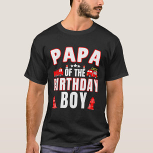 Papa des Geburtstagsjungen-Feuerwehr-Feuerwehrmann T-Shirt