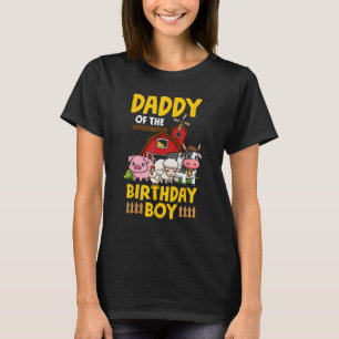 Papa des Geburtstagsjungen Haustiere Barnyard Pa T-Shirt