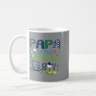 Papa des Geburtstagsjungen Hole In One Golf Sport Kaffeetasse
