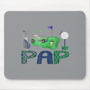 Papa des Geburtstagsjungen Hole In One Golf Sport Mousepad