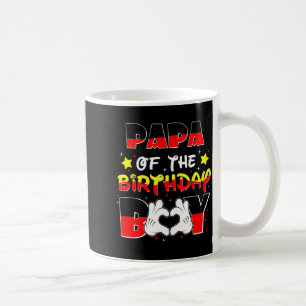 Papa des Geburtstagsjungen-Shirt passend zum Enkel Kaffeetasse