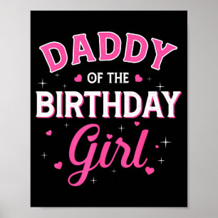 Papa des Geburtstagskindes Familienparty Geburtsta Poster