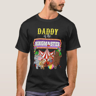 Papa des Geburtstagsklingmeisters Kids Circus Part T-Shirt