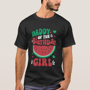 Papa des Geburtstagsmädchens Wassermelone passende T-Shirt