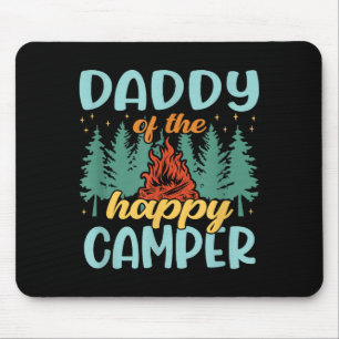 Papa des glücklichen Camper-Erstgeburtstags-Campin Mousepad