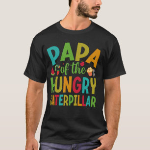 Papa des hungrigen Raupen-Cute 1. Geburtstag B T-Shirt