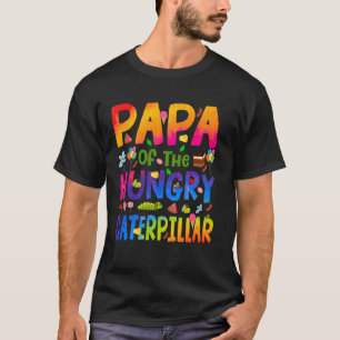 Papa des hungrigen Raupen-Cute 1. Geburtstag B T-Shirt