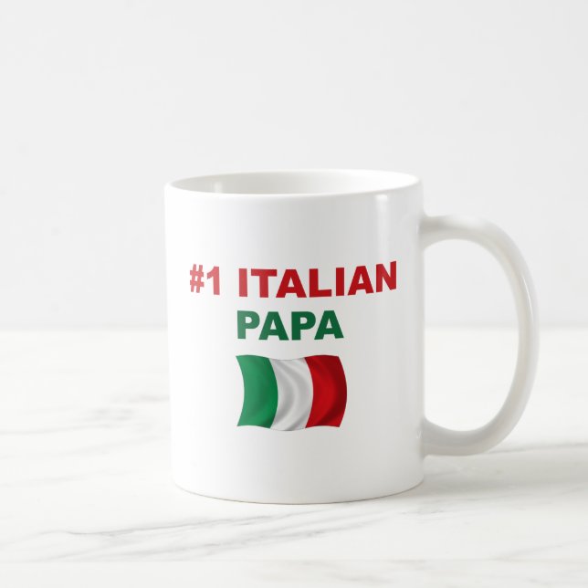 Papa des Italiener-#1 Kaffeetasse (Rechts)