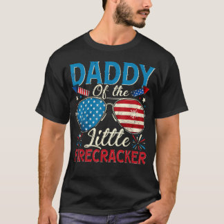 Papa des kleinen Knallkörpers 4. Juli Vater T-Shirt