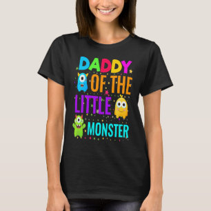 Papa des kleinen Monsters Geburtstagsfamilie Monst T-Shirt