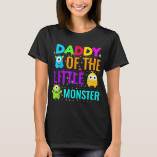 Papa des kleinen Monsters Geburtstagsfamilie Monst T-Shirt