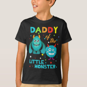 Papa des kleinen Monsters Geburtstagsfamilie Monst T-Shirt