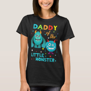 Papa des kleinen Monsters Geburtstagsfamilie Monst T-Shirt